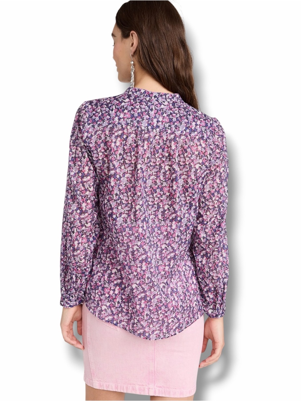 Isabel Marant Étoile Maria Blouse In Violet - Picture 4 of 7